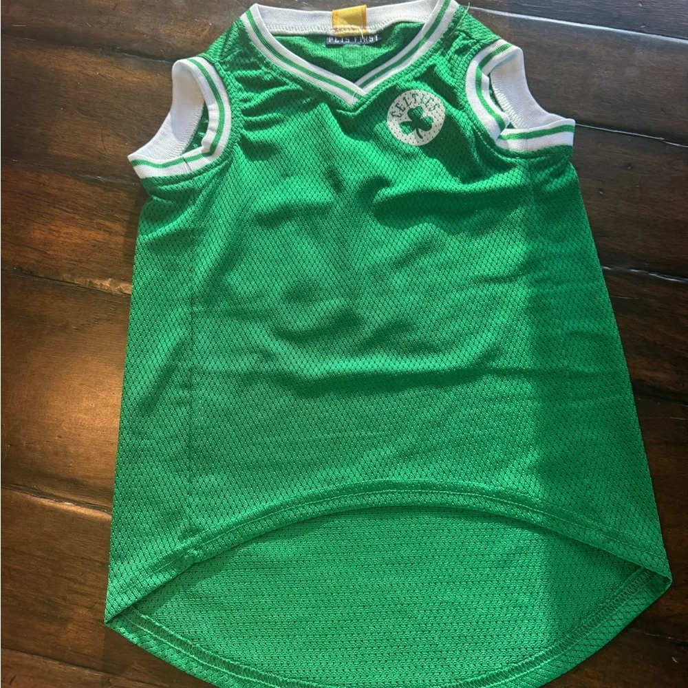 NBA Green Celtics Dog  Jersey